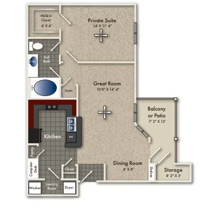 Creekbend 2223 floor plan