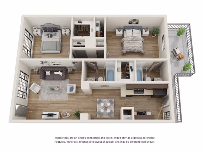 Chagall 219 floor plan