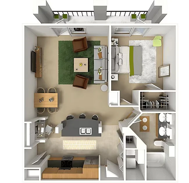 The 812 1315 floor plan
