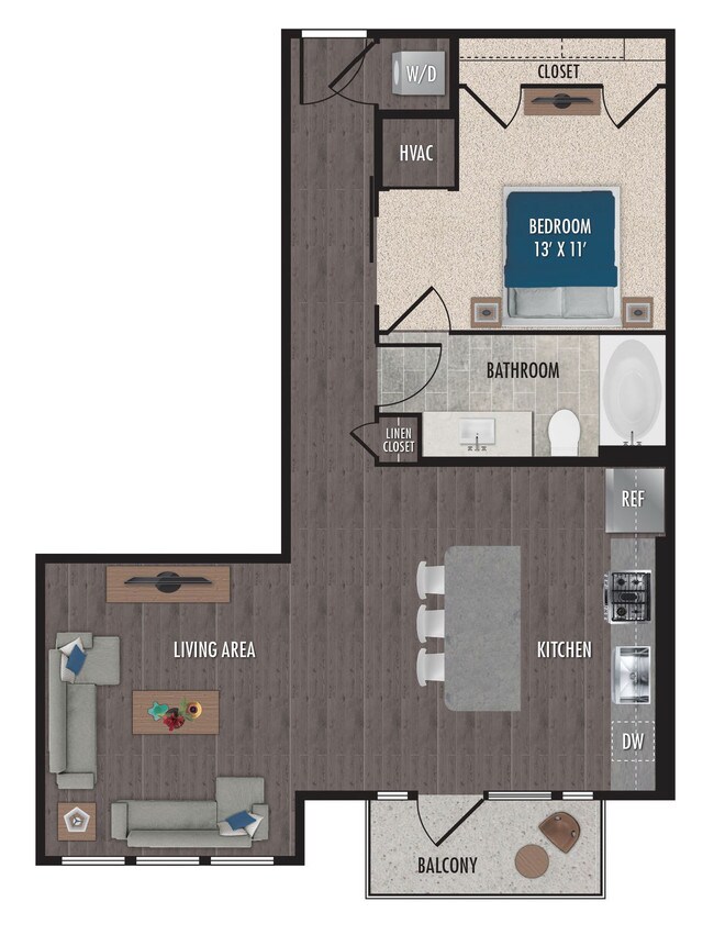 Unit 607 floor plan