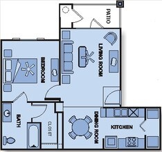 1x1 727 floor plan