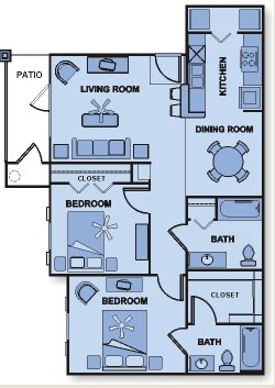 Unit 521 floor plan