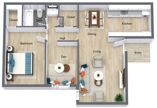 B-1x1 149 floor plan