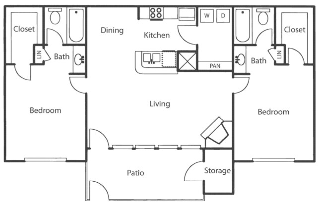 B3 1014-2 floor plan
