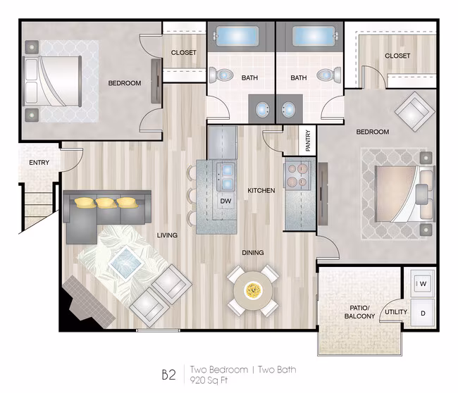 Unit 1304 floor plan
