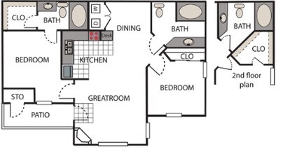 Unit 1408 1408 floor plan