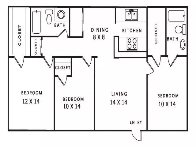 C-1 1206 floor plan