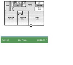 Unit 308 308 floor plan