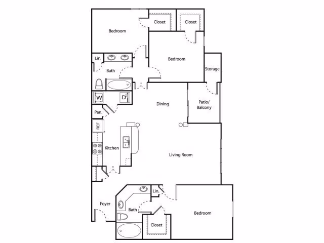 Unit 1032 1032 floor plan