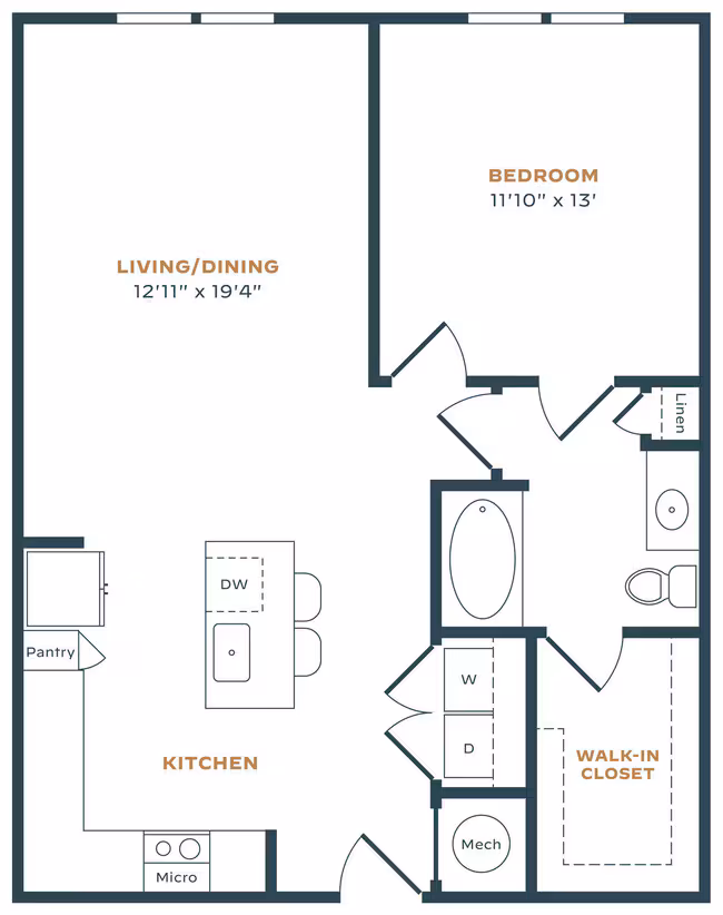 Unit 1234 floor plan