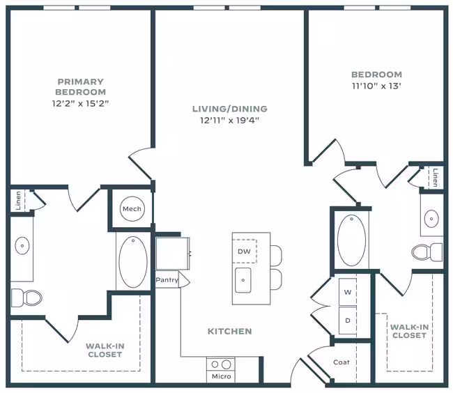 Unit 0636 floor plan