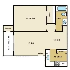 Unit 1205 1205 floor plan