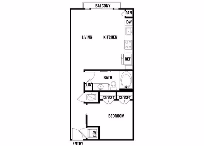 Unit 328 floor plan