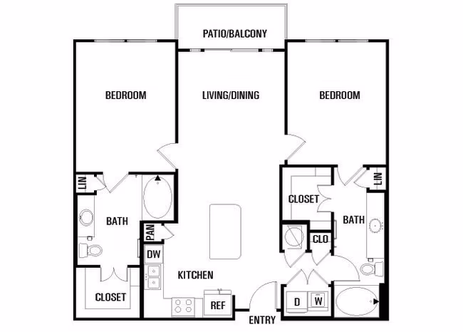 B1 434 floor plan