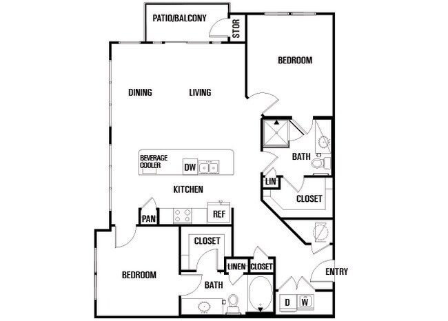 B3 215 floor plan