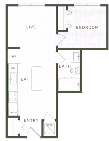 Unit 1103 floor plan