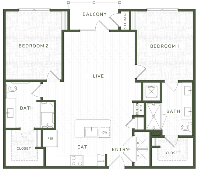 B1HC 1118 floor plan