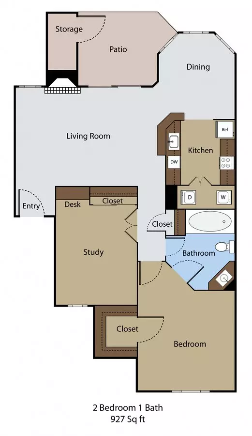 Unit 1733 1233 floor plan