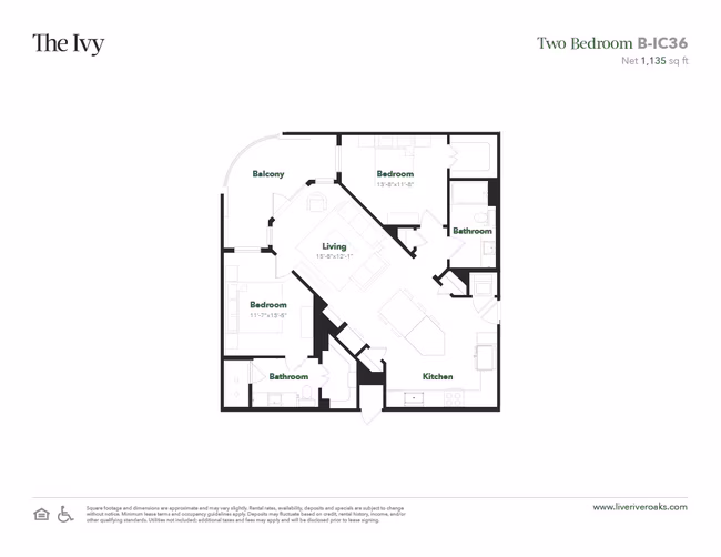 Unit 1413 floor plan