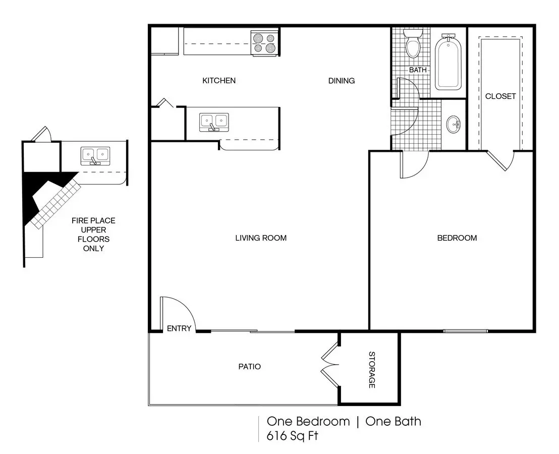 Unit 3004B 2309B floor plan