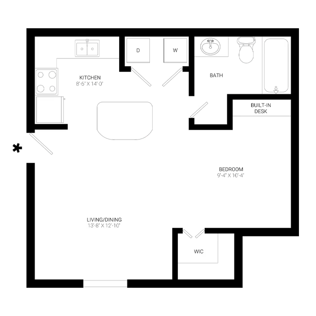 Unit 1327 0612 floor plan