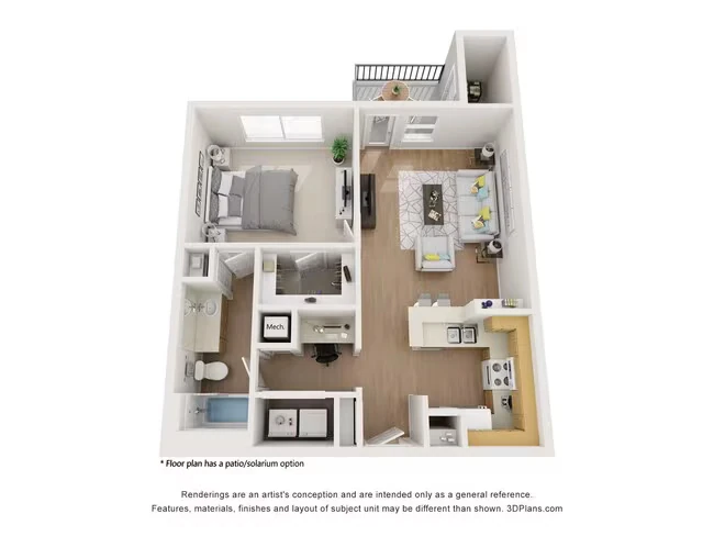 A1 1202 floor plan