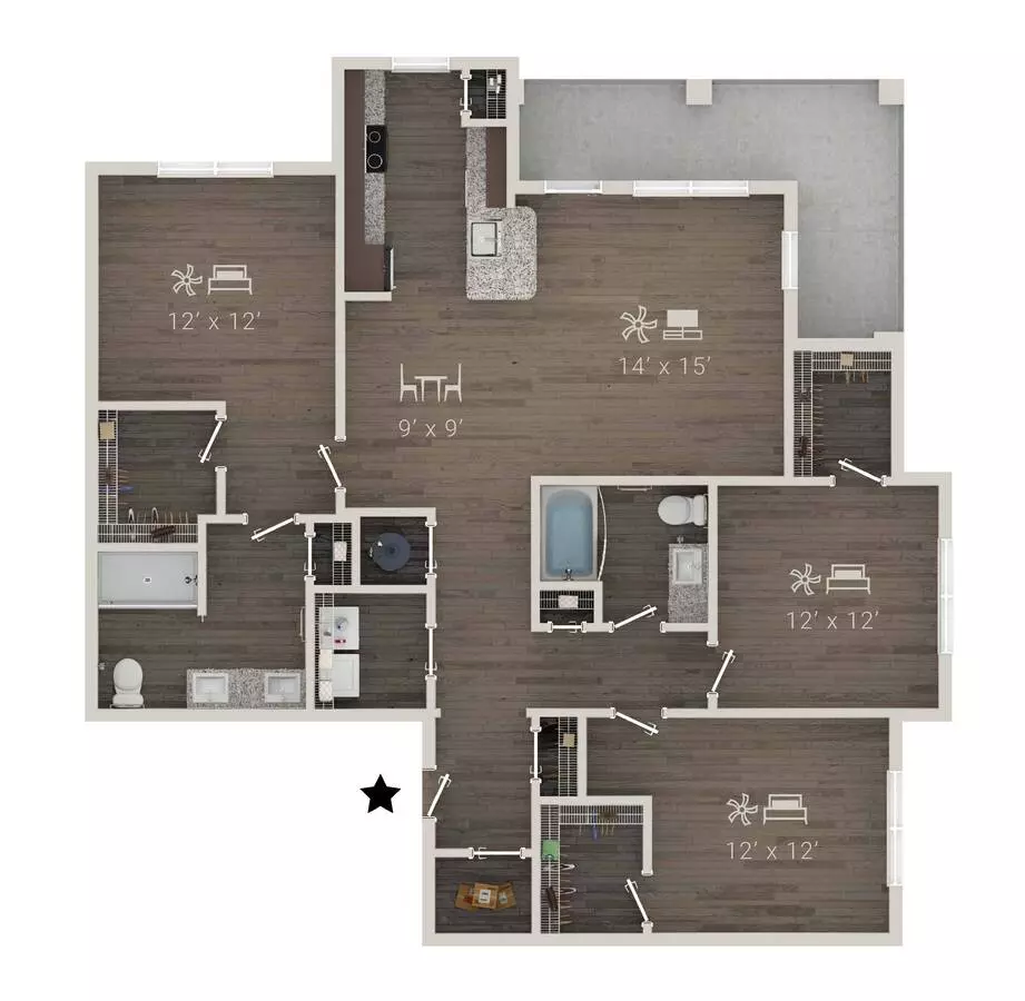 C1 3401 floor plan
