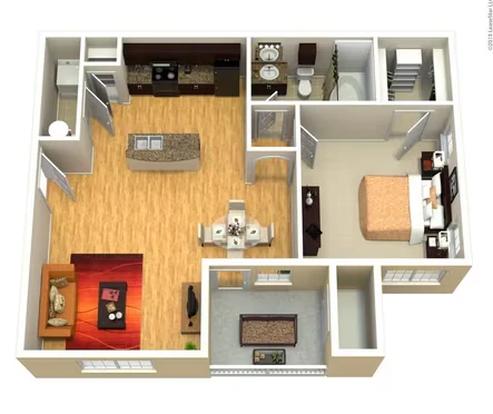 A2 128 floor plan
