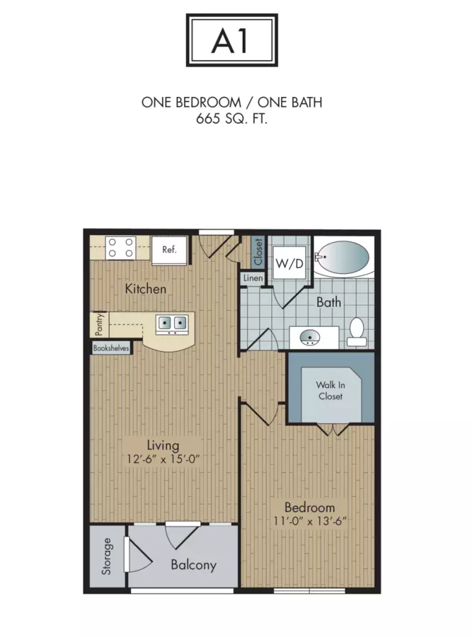 A1 408 floor plan