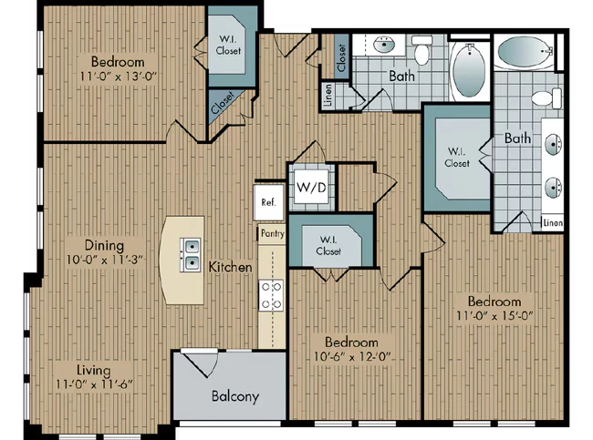 G 326 floor plan