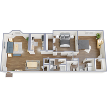 2x2 325A floor plan