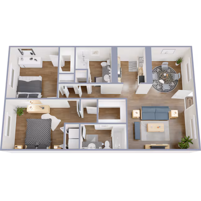 Unit 212C floor plan