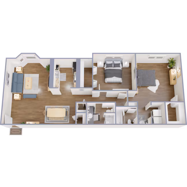 Unit 314D floor plan