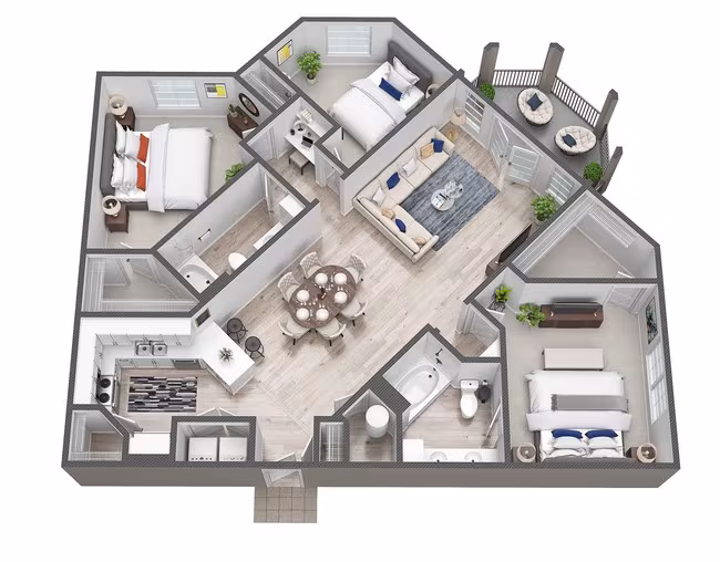Lakeshore 102 floor plan