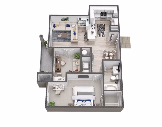 Unit 129 floor plan
