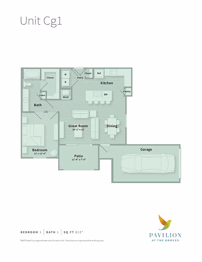 Unit 9202 floor plan