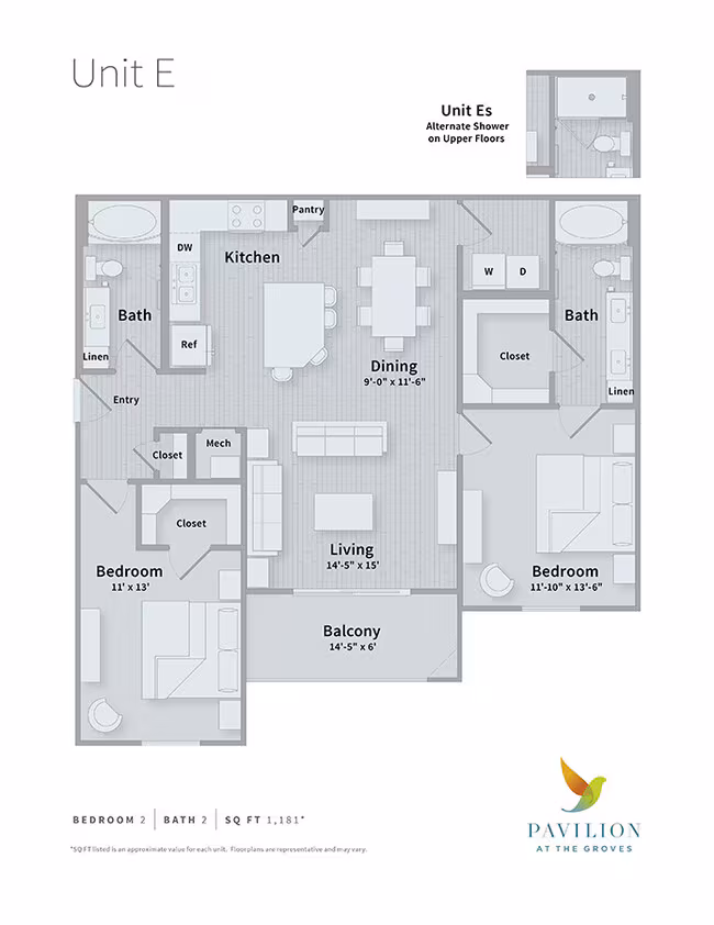 Unit 1203 floor plan
