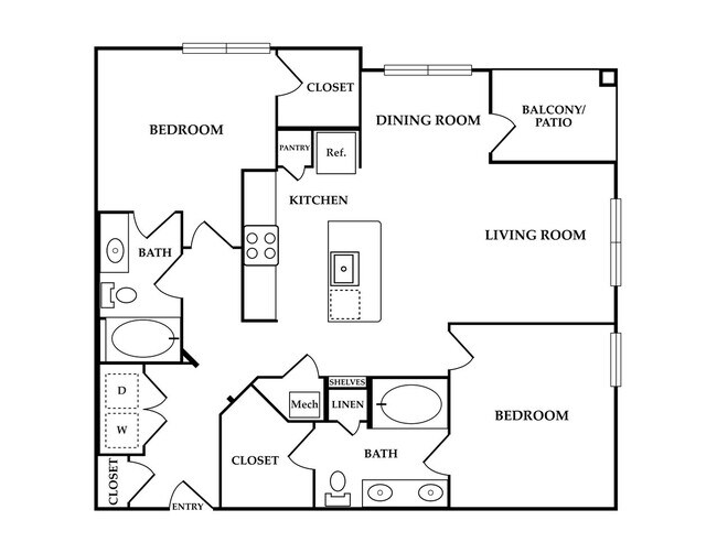 Unit 11-11309 floor plan
