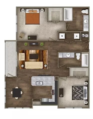 Unit 1101 3312 floor plan
