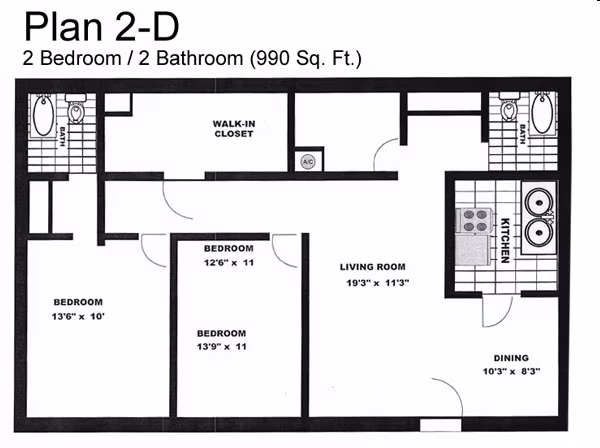 2D 531 floor plan
