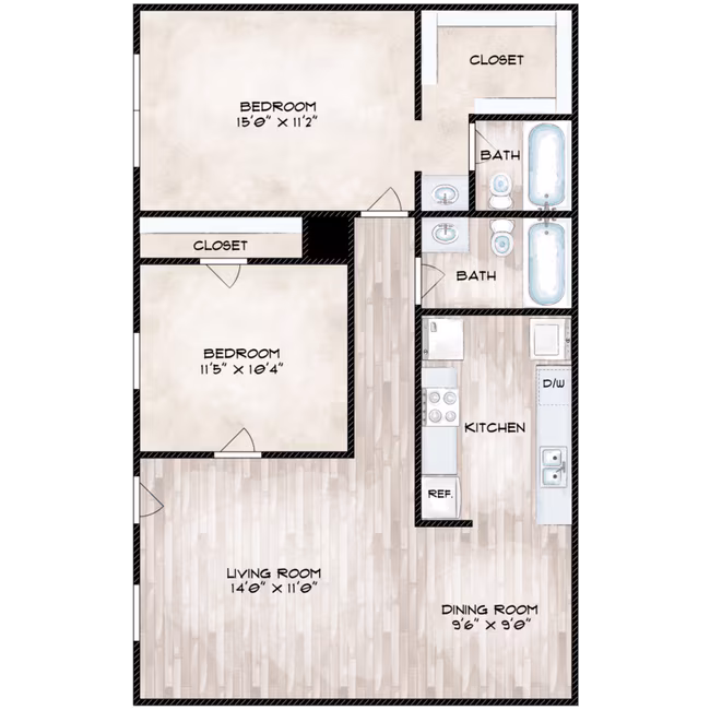 B2-R 5412 floor plan