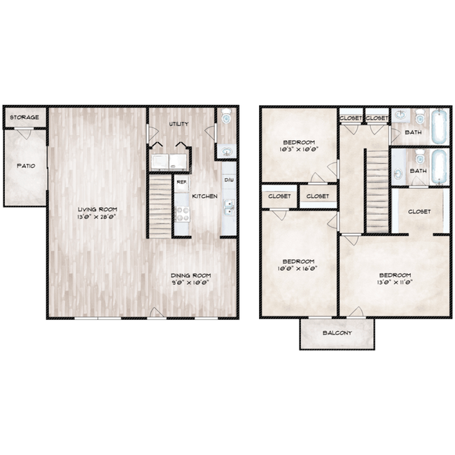 Unit 4804 floor plan