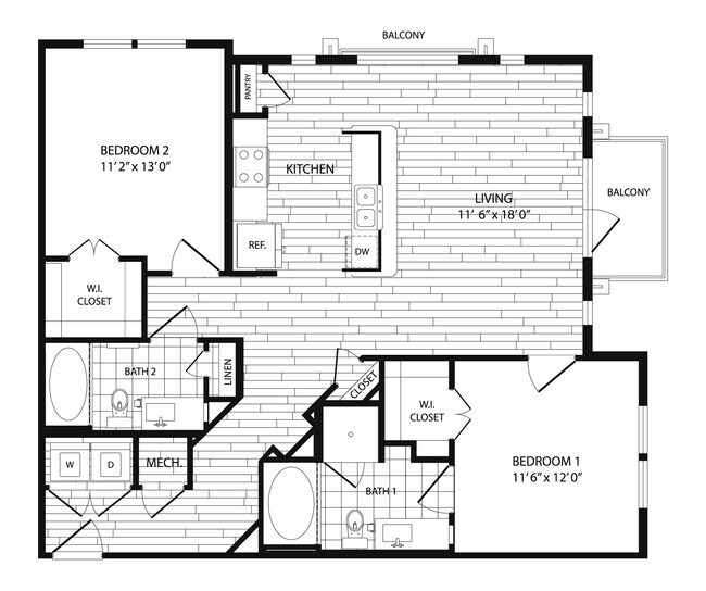 Unit 1135 1135 floor plan