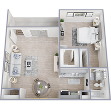 1B-1B 310 floor plan