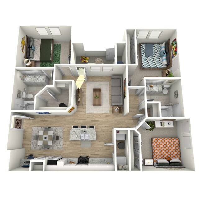 Unit 4107 4107 floor plan