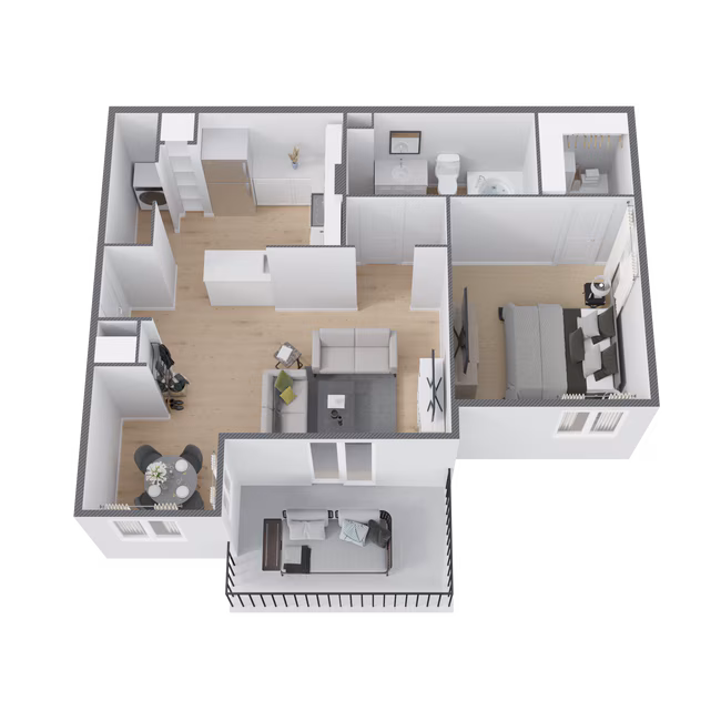 Unit 0720 floor plan