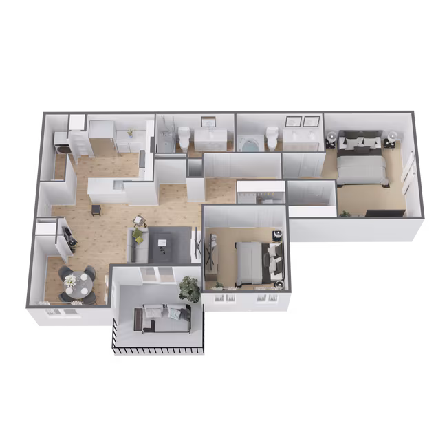 B2 1226 floor plan