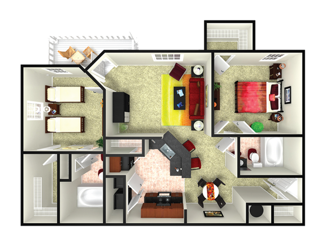 Unit 25111 5201 floor plan