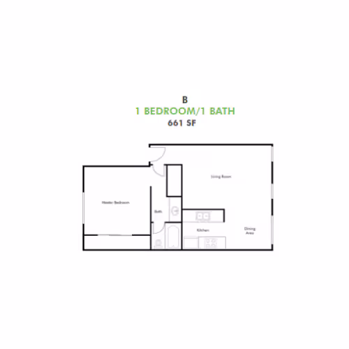 Unit 144R floor plan
