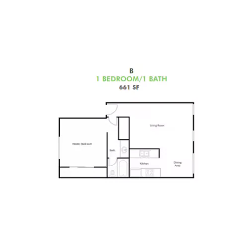 B 168R floor plan
